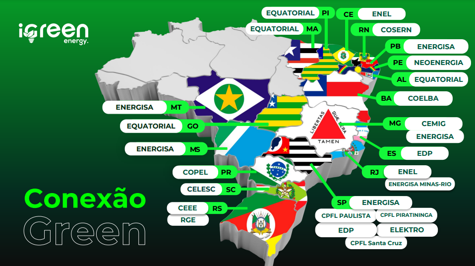 Mapa dos Estados